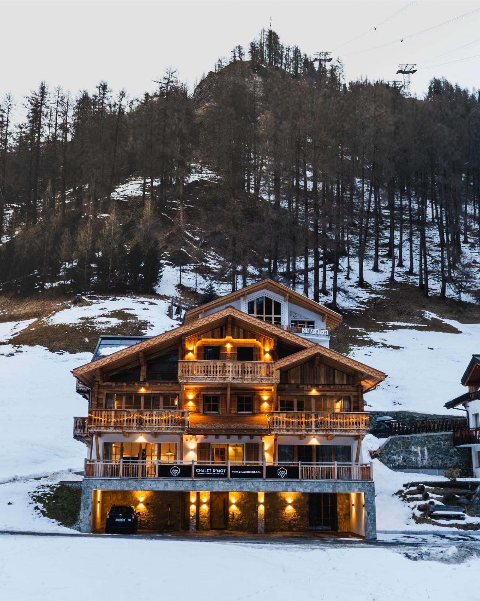 Samnaun, Chaletdmot Exteriér fotografie